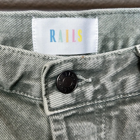 New RAILS The Melrose Classic Slim Jeans 28 Sage Acid Wash NWOT - Picture 7 of 13